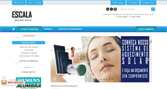 Desktop Screenshot of escalaacabamentos.com.br